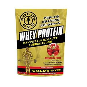 ゴールドジム(GOLD'S GYM) ホエイプロテイン ストロベリー風味 720g｜lasantalease