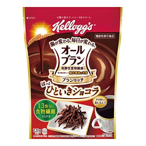 ケロッグ オールブラン ブランリッチ ほっとひといき ショコラ 220g ×6袋 発酵性 食物繊維