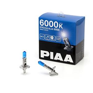 PIAA ヘッドランプ/フォグランプ用 ハロゲンバルブ H1 6000K ストラスブルー 車検対応 2個入 12V 55W(100W相当) 安心｜lasantalease