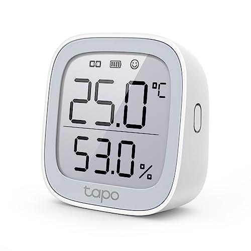 TP-Link Tapo スマートホーム コンパクト 電子ペーパー 大型画面 温湿度計 温度計 湿度...
