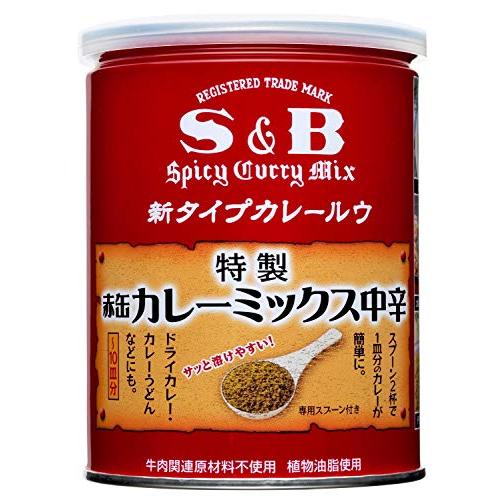 S&amp;B 赤缶 カレーミックス200g ×4個