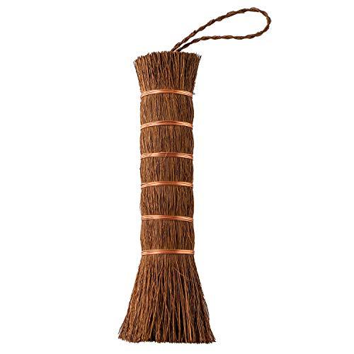 オカ OKAにぎり束子 棕櫚棒たわしフライパン 清掃ブラウン 約4cm×4cm×17cm 49712...