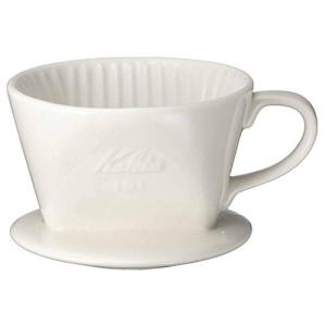 カリタ Kalita コーヒー ドリッパー 陶器製 1~2人用 ホワイト 101-ロト #01001｜lasantalease