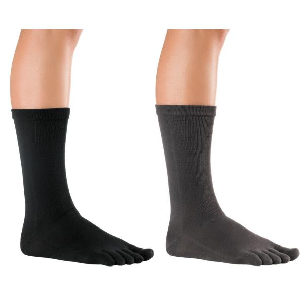5本指ソックス 23-25cm 25-27cm 27-29cm 銀糸 ドクターフット クルー 抗菌防...