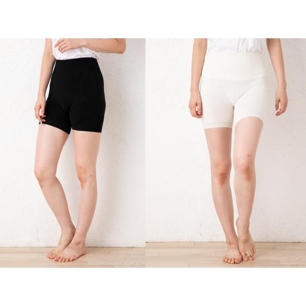 3次元 シルクパンツ 3分丈 フリー インナー 無縫製 ホールガーメント 20649