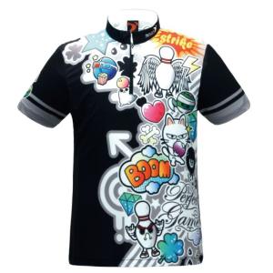 ボウリングウェア　ソシオＳＳＴ−５２１６２・７２１６２ディース（ブラック）