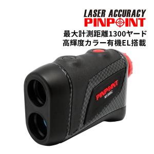 ゴルフ 距離測定器 レーザー 距離計 計測器 ケース付 レーザーアキュラシー ピンポイント PINPOINT M1300C 高輝度カラー有機ELの商品画像