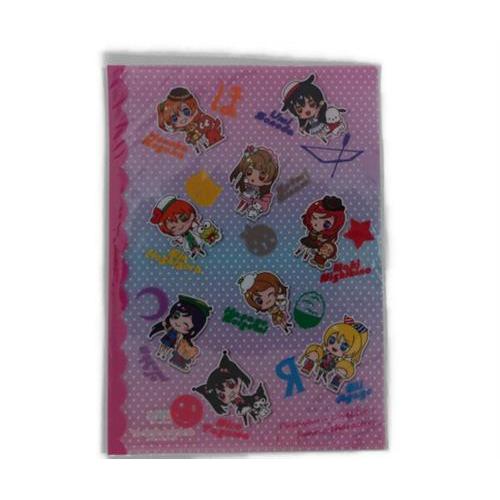 ぷちぐるラブライブ×サンリオキャラクターズ ラブライブ クリアファイル μ's