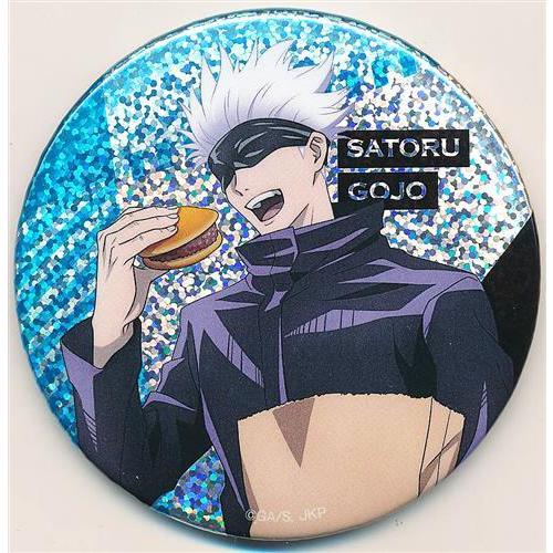 呪術廻戦×セガコラボカフェ ホログラム缶バッジ?買い食いver.? 五条悟