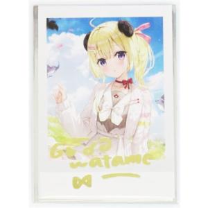 ホロライブ 誕生日記念2023 箔押し複製サイン入りブロマイドカード 白