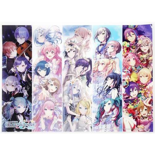プロジェクトセカイ カラフルステージ A3クリアポスター CD5タイトル連動購入特典 プロセカ