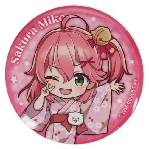 ホロライブ×極楽湯 RAKU SPA トレーディング缶バッジ ミニキャラver. さくらみこ