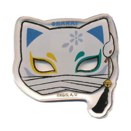 鬼滅の刃 in ナンジャタウン ?いこいの里巡り? ねこ型バッジコレクション 伊黒小芭内