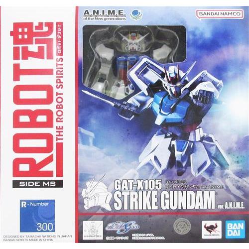 未開封ROBOT魂 <SIDE MS> 機動戦士ガンダムSEED GAT-X105 ストライクガンダ...