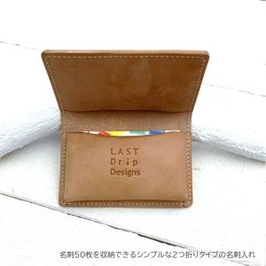 本革 シンプル名刺入れ 名刺入れ カードケース...の詳細画像1