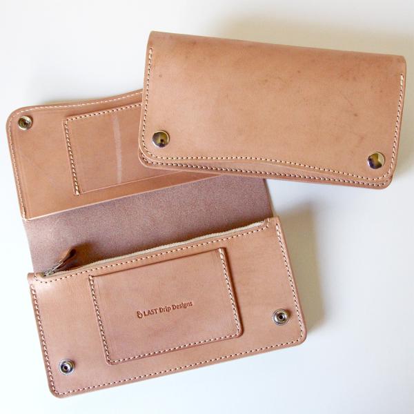 本革 トラッカーウォレット 大容量 長財布 トラッカーズウォレット メンズ レディース ヌメ革 革 ...