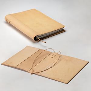 本革 ノートカバー A5 スピンつき 文庫本カバー 兼用 メンズ レディース ヌメ革 革 レザーnfl pst Yahoo店 送料無料 受注生産 2~4週