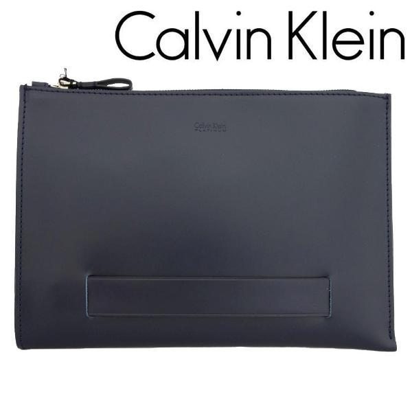 CK Calvin Klein カルバンクライン 日本製　定価2,7万 クラッチバッグ　セカンドバッ...