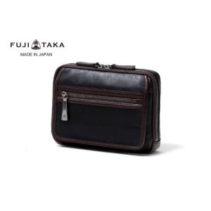 FUJITAKA 日本製 定価2,7万 フジタカ 牛革 3WAYバッグ ショルダー 