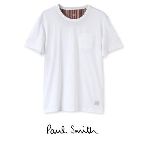 ポールスミス　Paul Smith Ｔシャツ カットソー マルチストライプ ホワイト　Ｍサイズ　ラッピング無料