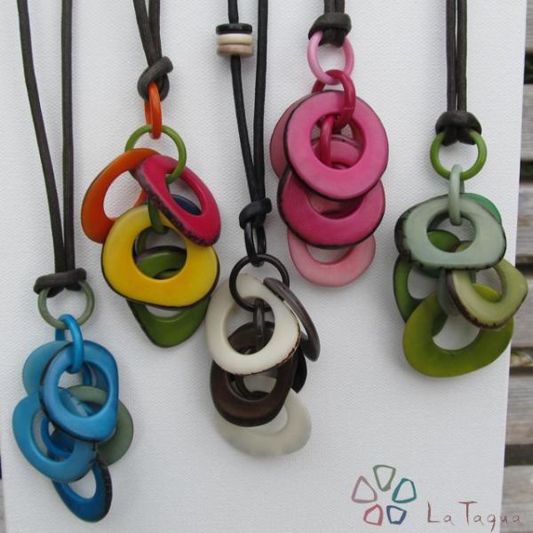 LT-1091 タグア ネックレス ファニー ペンダント Tagua Necklet Funny P...
