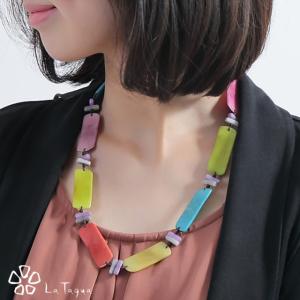 LT-1099 タグア ネックレス Tagua Necklet Rectangular｜lataguab