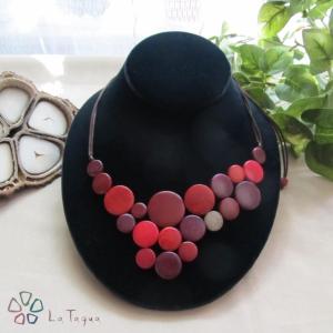 LT-1106 タグア チョーカー エレガント ネックレス Tagua Necklet｜lataguab