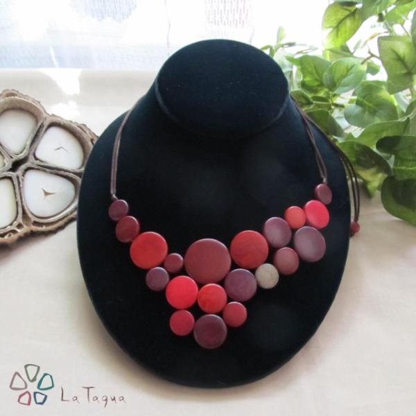 LT-1106 タグア チョーカー エレガント ネックレス Tagua Necklet