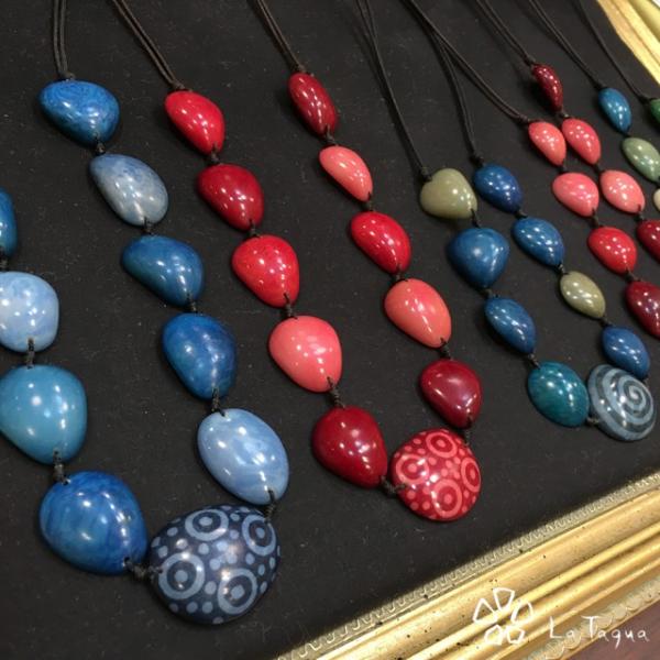 LT-1120B タグア バティック ミドル ネックレス Tagua Necklet