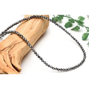 テラヘルツ 3mm 64面カット アジャスター付き ネックレス 1個売り