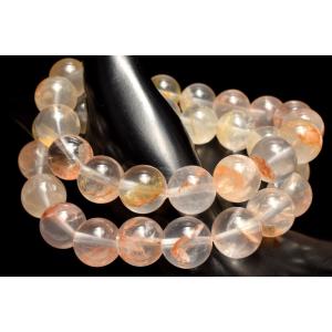 1点物】高品質◇勝利の石 ルビーインゾイサイト 7.5mm ブレスレット