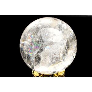 天然水晶玉 最高級 天然 虹入り水晶 丸玉 約44mm 天然石