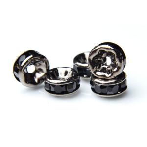 10mm 【平型　黒ロンデル（BK）】（100個入り）ロンデル _KZ31-10