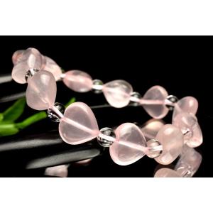 1点物】マダガスカル産 ローズクォーツ 13x13-14(丸玉5.5)mm ハート