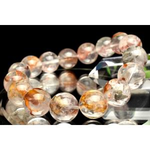 希少錦鯉◇高発色 オーロラクォーツ(ライモナイトインクォーツ) 11.5mm