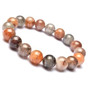 1点物】錦鯉水晶 ライモナイトインクォーツ 8.5mm ブレスレット