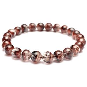 1点物】高品質◇勝利の石 ルビーインゾイサイト 7.5mm ブレスレット