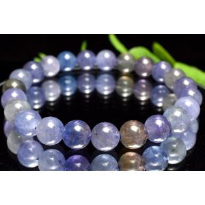 タンザナイト マルチカラー 8mm 16cm 1点物】高品質◇マルチカラー タンザナイト 8mm ブレスレット _MA9921