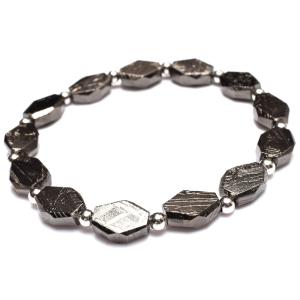 GOLD STONE モルダバイト ブレスレット 8mm 鑑別書付き 正真正銘 本物