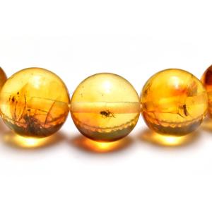 GOLD STONE 激レア特大14mm レッドアンバーブレスレット 琥珀 こはく