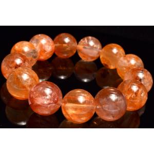 1点物】錦鯉水晶 ライモナイトインクォーツ 8.5mm ブレスレット