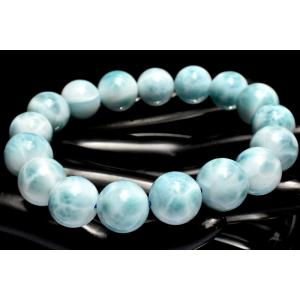 1点物】AAA☆数量限定 ラリマー 11.5mm ブレスレット _MC6341