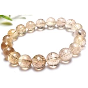 1点物】希少◇スモーキー パープルリビアングラス 8.5mm ブレスレット