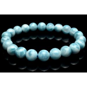 超極上品！！SA級 ラリマー 14.5mm 高級 粒売り (貫通穴) ビーズ 1個