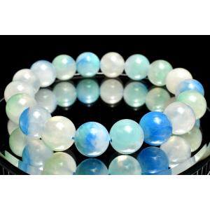 クリソコラ ブレスレット 11.5mm 18.5cm メンズ L レディース LL