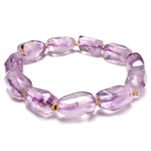 【１点物】浮かぶ幻想内包 ゲーサイトインアメジスト　15.5-18x10-12mm　原石ラフカット ...