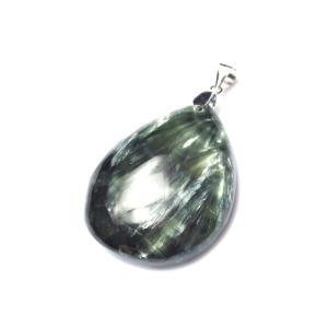 1点物】Silver925◇庭園水晶 ガーデンクォーツ 42x17mm ドロップ