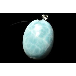 1点物】Silver925◇希少 スミソナイト 33x25mm オーバル ペンダント 