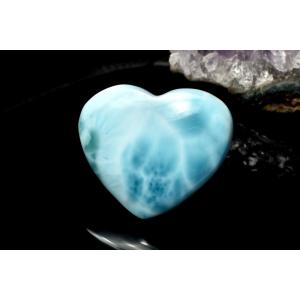 超極上品！！SA級 ラリマー 14.5mm 高級 粒売り (貫通穴) ビーズ 1個