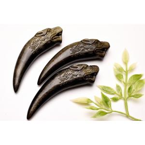 ゴールデンオブシディアン　60-63x15-18mm　狼牙 トップ穴あき ルース_PR3242